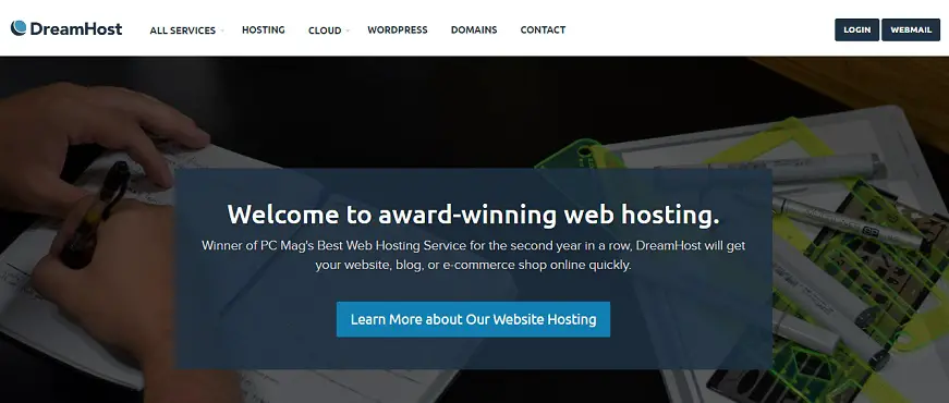 DreamHost Homepage