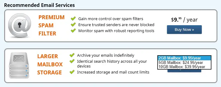 FatCow Email Services