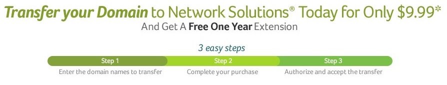 Network Solutions Domain Transfer