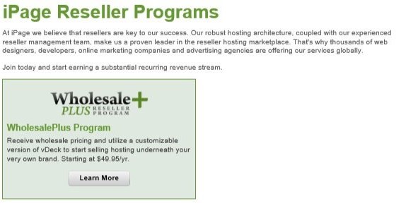 iPage Reseller Hosting