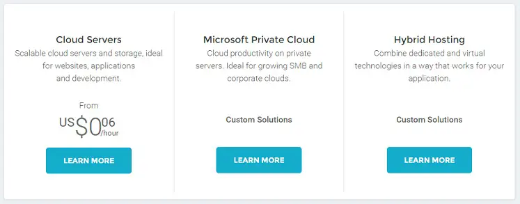 iWeb Cloud Hosting Plan