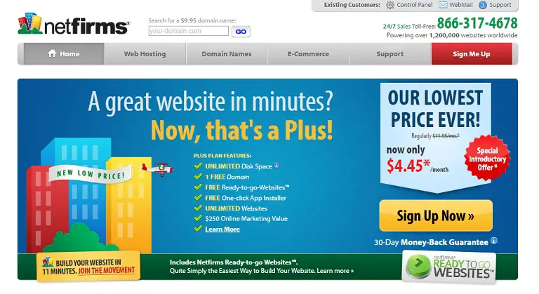 Netfirms Homepage