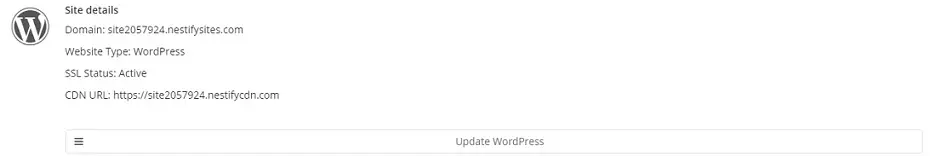 Nestify Update WordPress