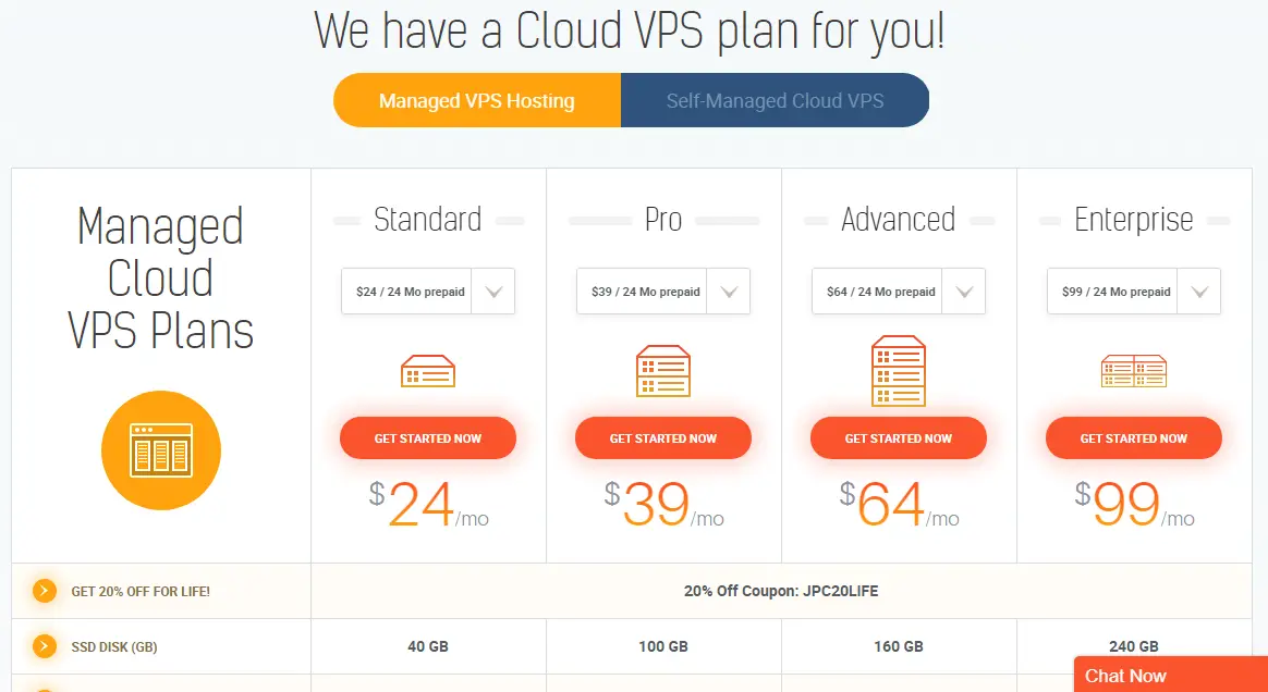 JaguarPC Cloud hosting plan