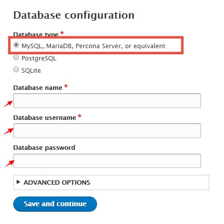 Database information
