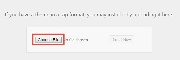 ‘Choose File’ option