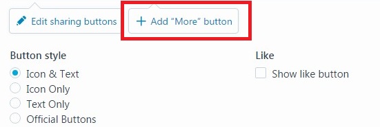 Add 'More' button