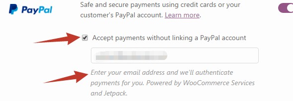 Accept payments without linking a PayPal account