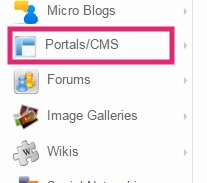 Portal/CMS button