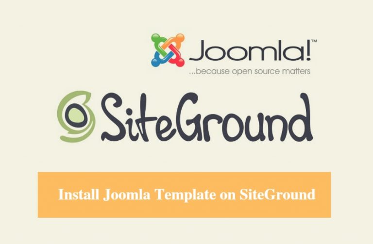 how to download a template into site ground