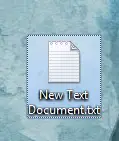 New Text Document created