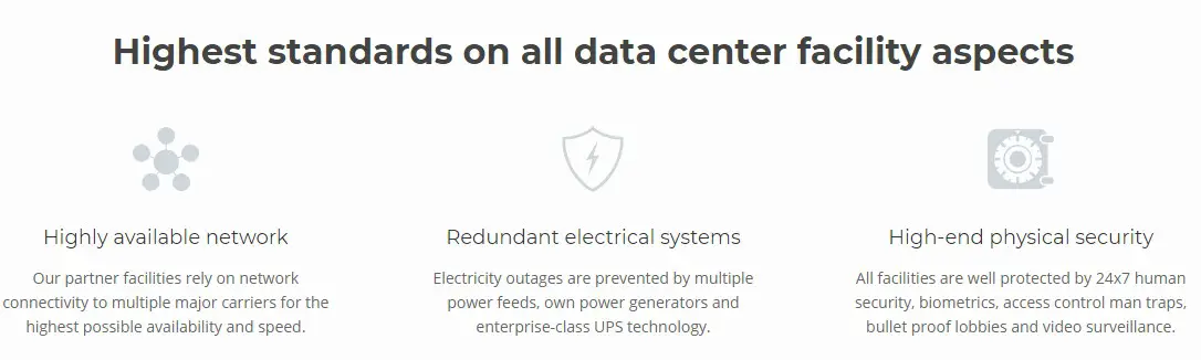 Quality of SiteGround data centers