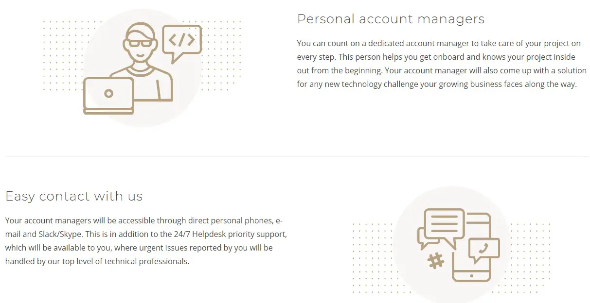 Personal account managers