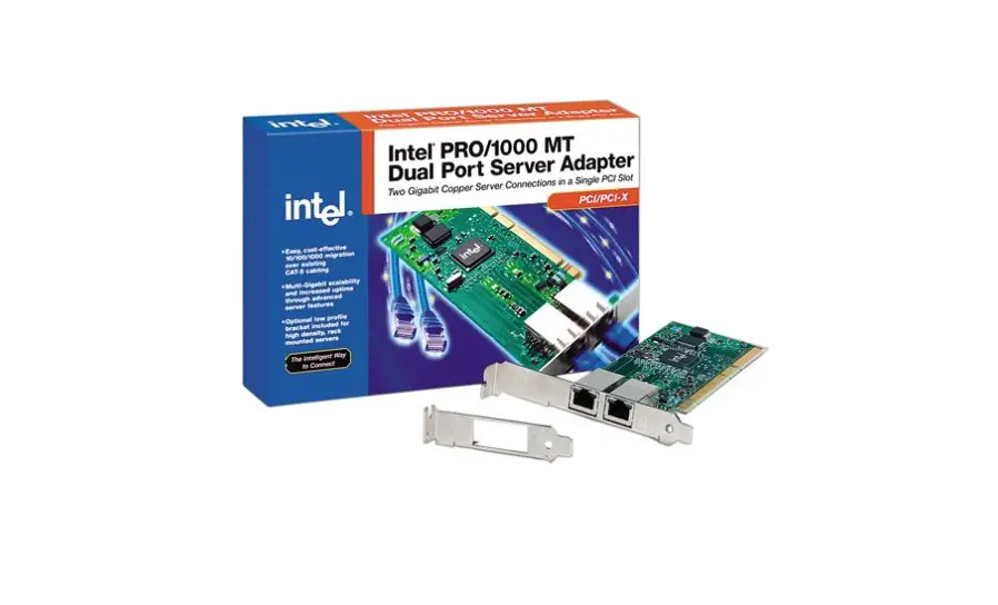Intel J1679 C40896-003 Pro/1000MT PCI-X Dual Gigabit Ethernet Adapter Card