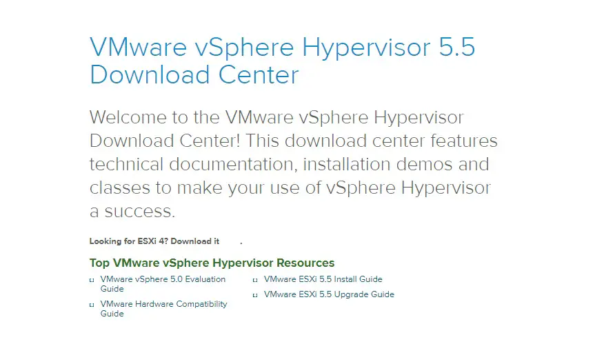 download vmware esxi 5.5