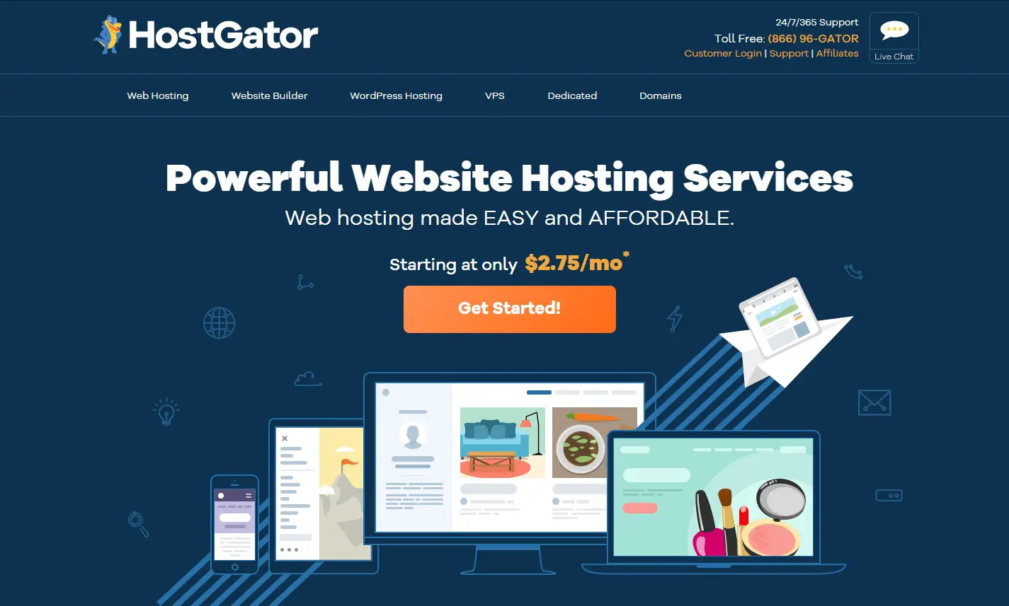 Best Web Hosting for artists HostGator