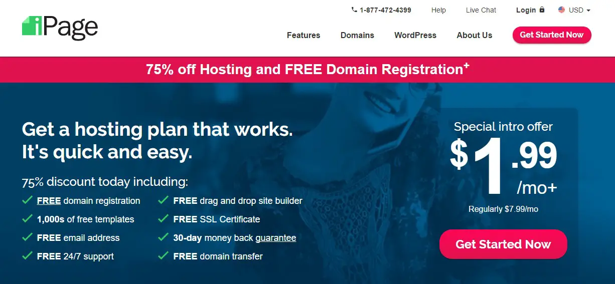 Best Web Hosting for artists iPage