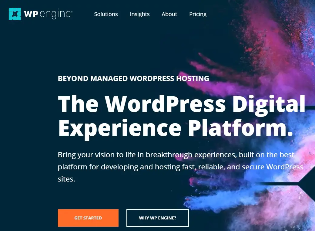 Best Web Hosting for artists WP Engine