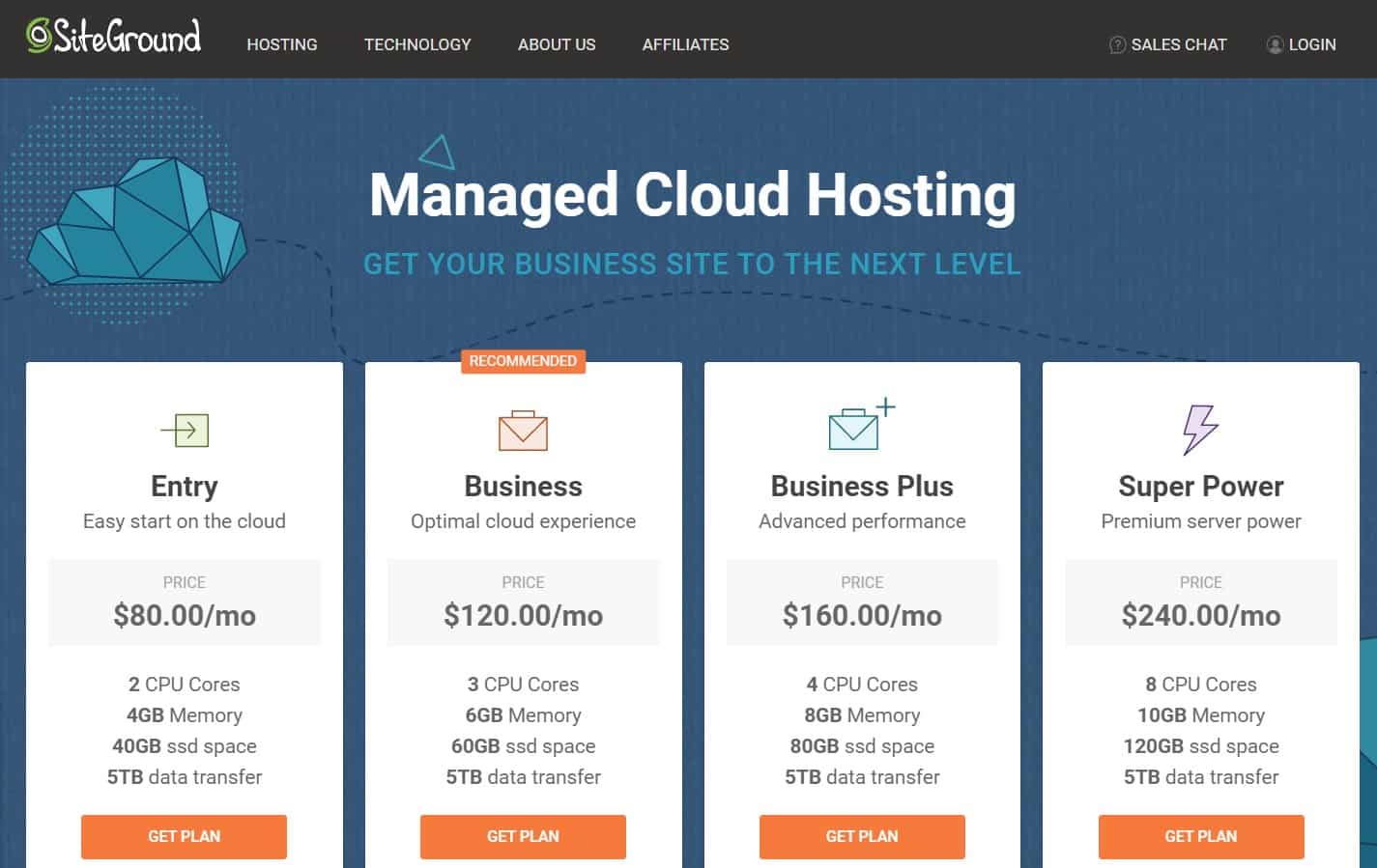 Cloud VS web hosting in Malaysia-SiteGround Cloud
