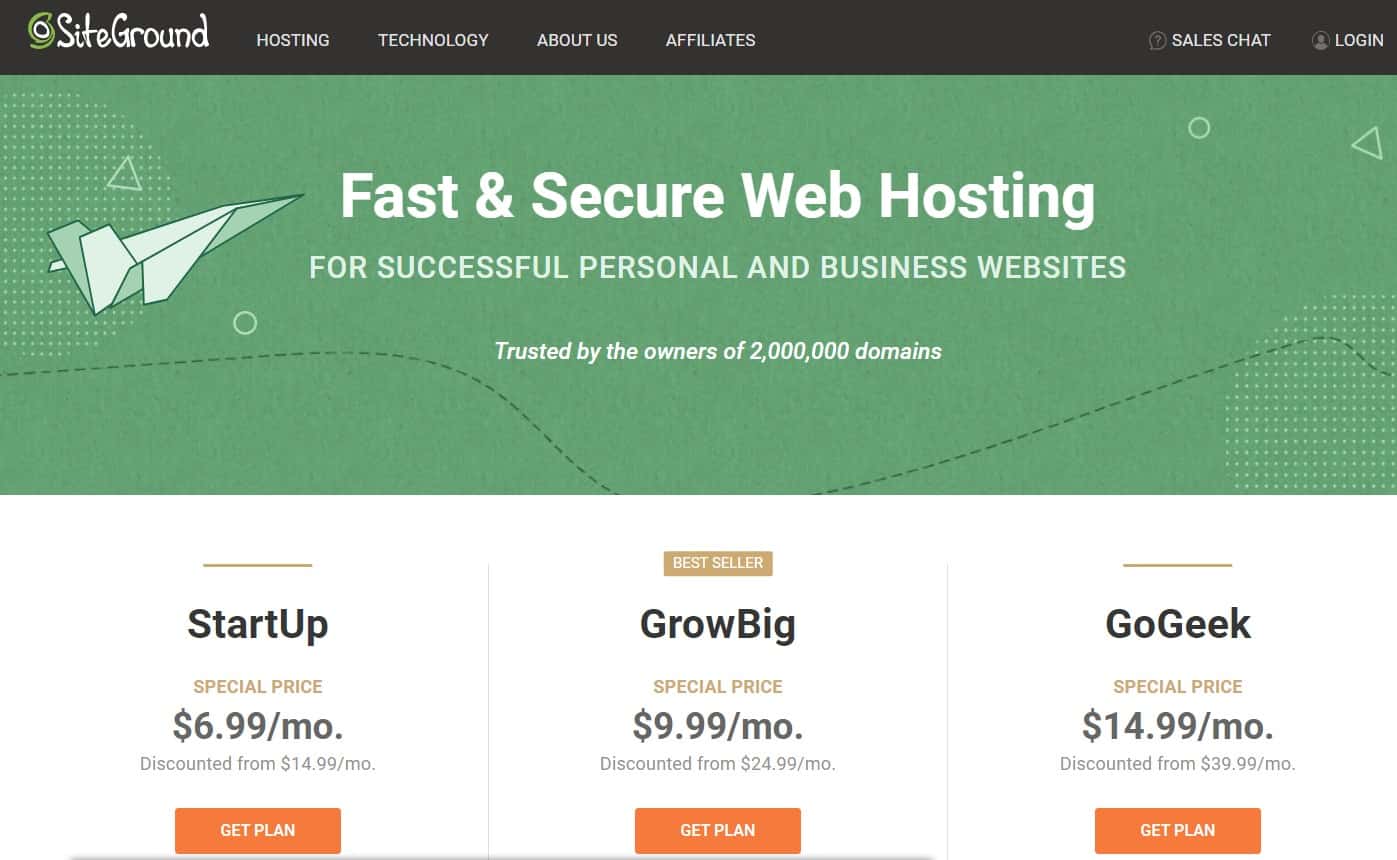 Web Hosting vs WordPress Hosting For Malaysia Web Hosting: SiteGround Web Hosting